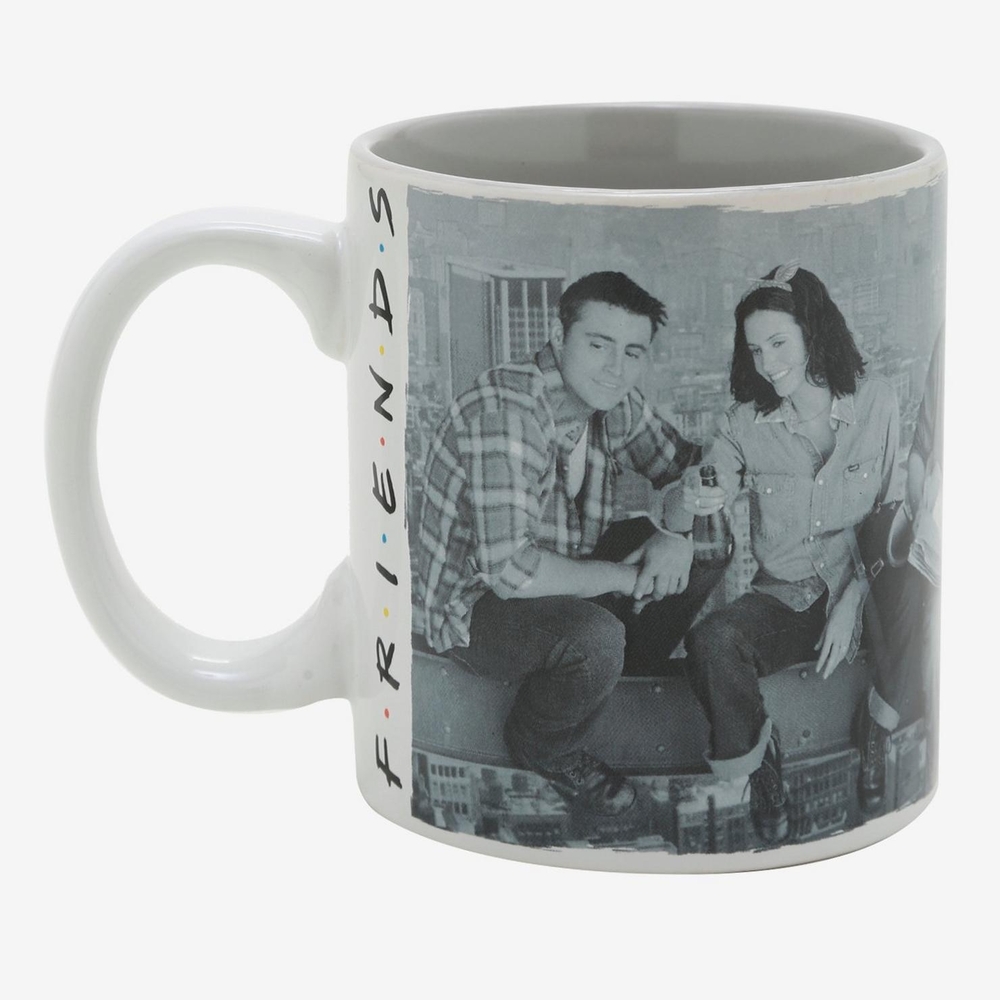 F•R•I•E•N•D•S | Friends The TV Series  White Ceramic Mug | Vintage Photographs